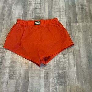 Daily Drills Vibrant Red Athletic Shorts